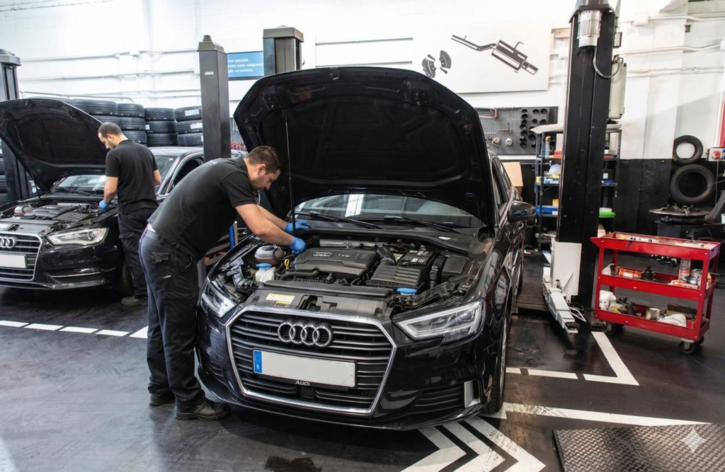 Taller Audi A3 en Alcobendas