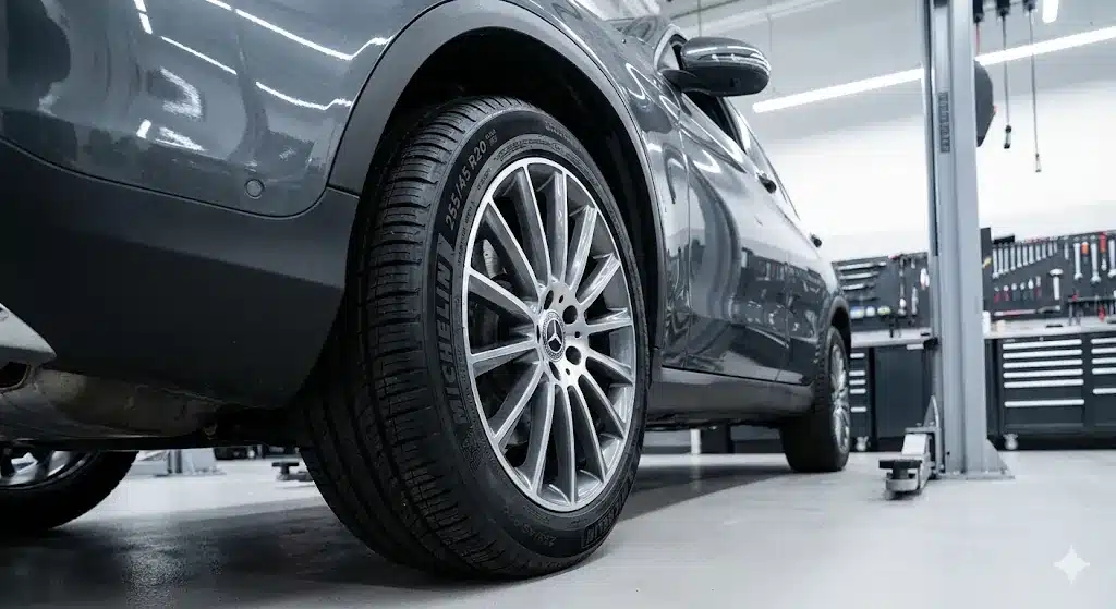 Revisión Mercedes Clase GLC en Alcobendas, Neumatico.