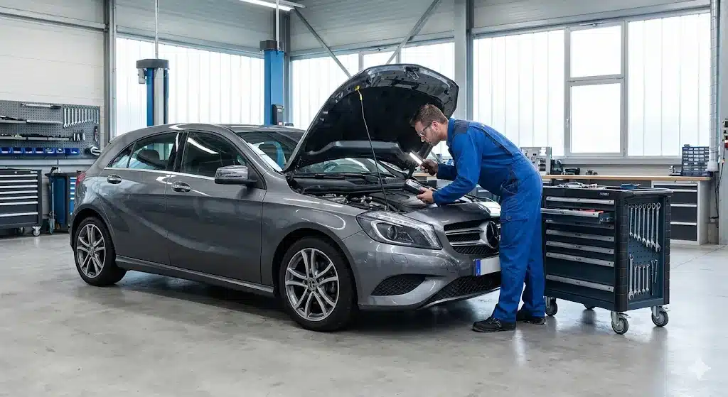 Revisión Mercedes Clase A en Alcobendas