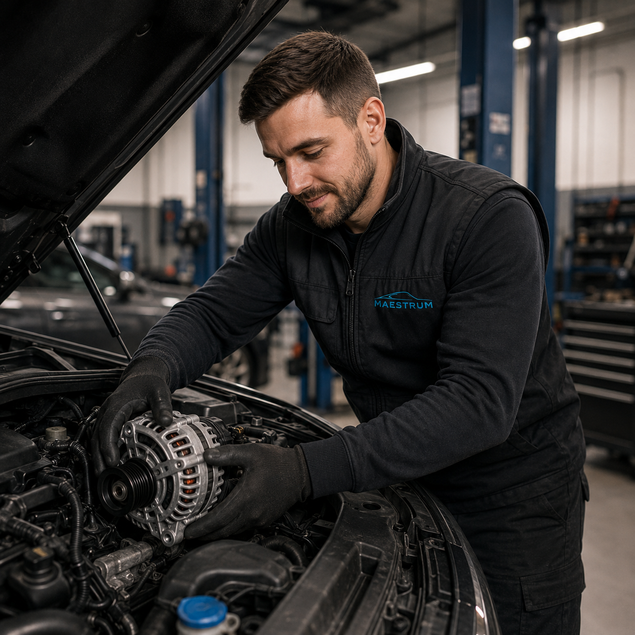Alternador del coche en Alcobendas